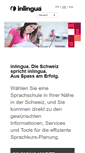 Mobile Screenshot of inlingua.ch