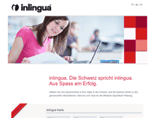 Tablet Screenshot of inlingua.ch