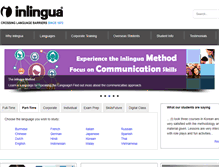 Tablet Screenshot of inlingua.edu.sg